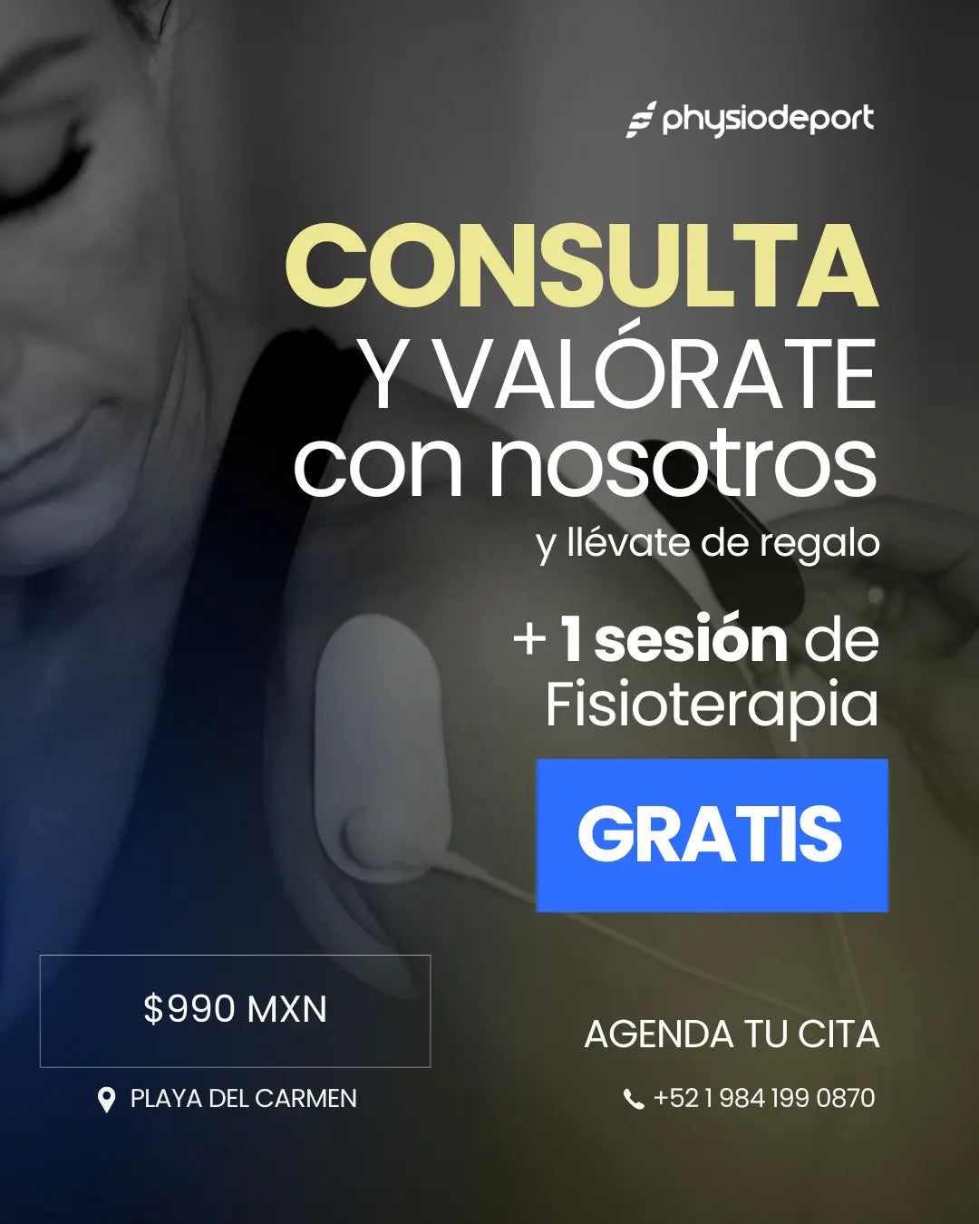 Consulta y valoración con sesión de fisioterapia gratis