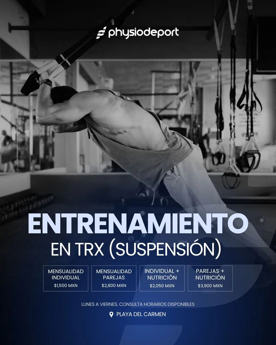 Entrenamiento en TRX y suspensión