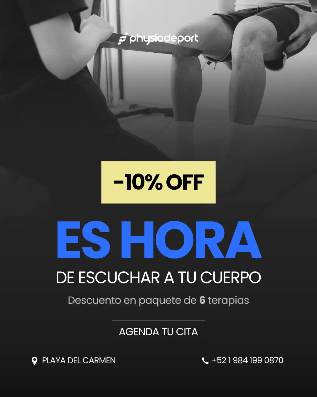10% de descuento en 6 terapias